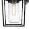 Z-Lite Sheridan 1 Light Outdoor Wall Sconce, Black And Seedy 594S-BK - alternate 7